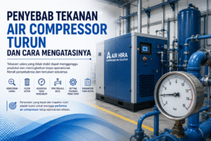 Tekanan Air Compressor Turun? Ini Penyebab dan Cara Mengatasinya