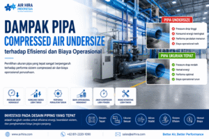 Dampak Pipa Compressed Air Undersize terhadap Efisiensi dan Biaya Operasional