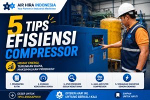 5 Tips Efisiensi Air Compressor untuk Menghemat Biaya Operasional