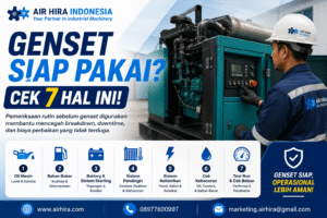 7 Hal yang Wajib Dicek Sebelum Genset Digunakan