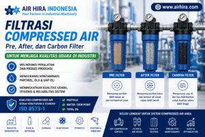 Filtrasi Compressed Air: Fungsi Pre, After, dan Carbon Filter di Industri