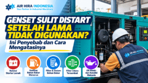 Genset Sulit Distart Setelah Lama Tidak Digunakan? Ini Penyebab dan Cara Mengatasinya